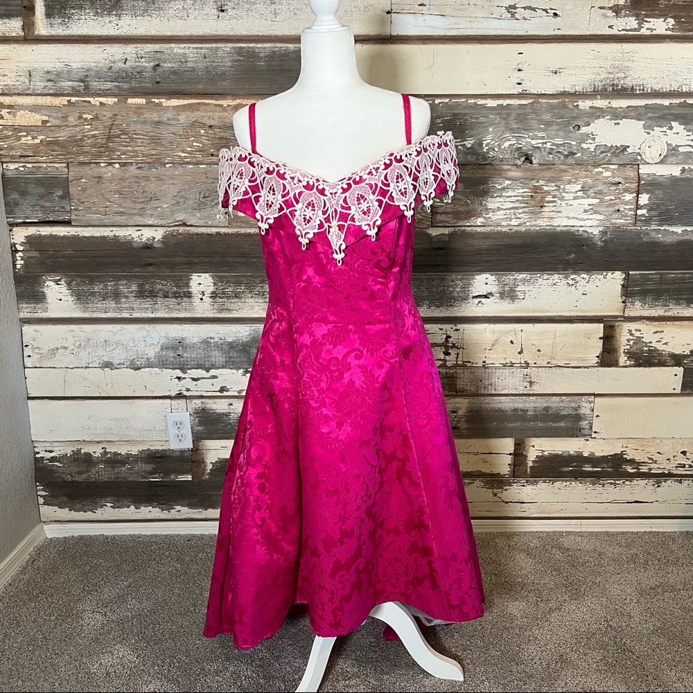 Fashion 1001 Nights VINTAGE Pink Prom Dance Dress